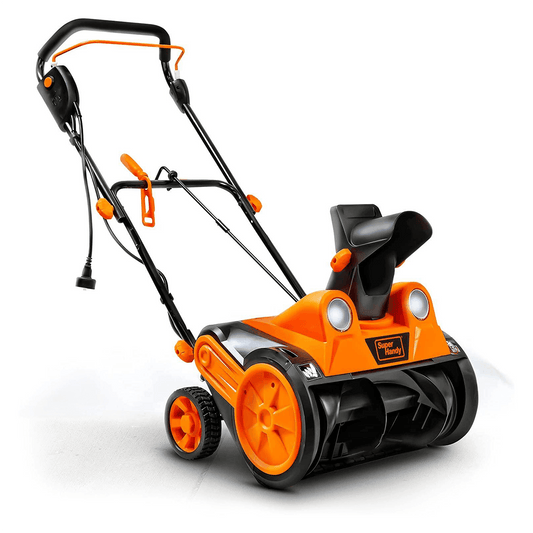 Pre-Owned SuperHandy Push Electric Snow Blower - Adjustable Exit Chute, 120V Corded