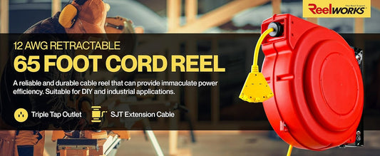 ReelWorks Extension Cord Reels Simplified for Everyday Use