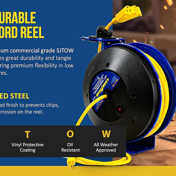 How to Install a Wall-Mounted Extension Cord Reel Safely