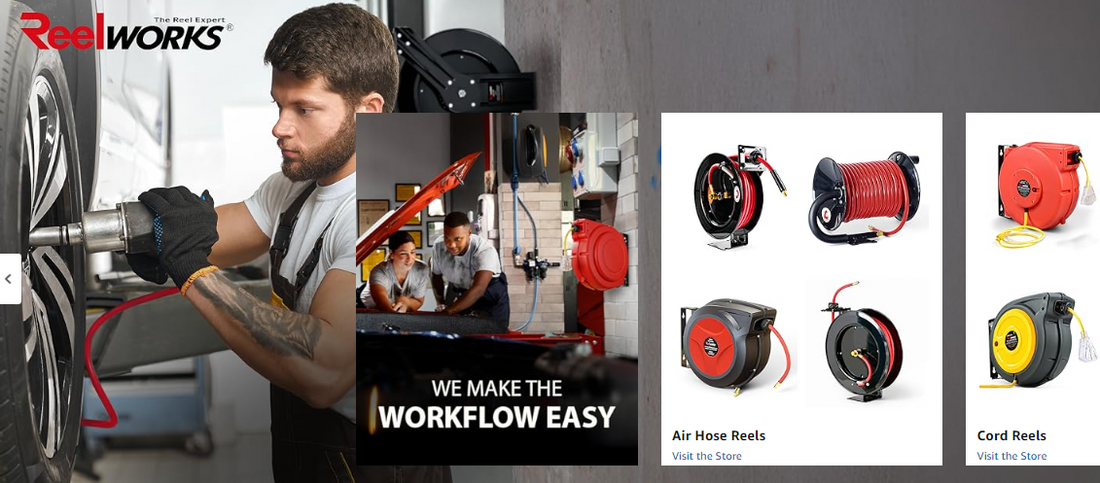 Why Every Workspace Needs a ReelWorks Air Hose Reel