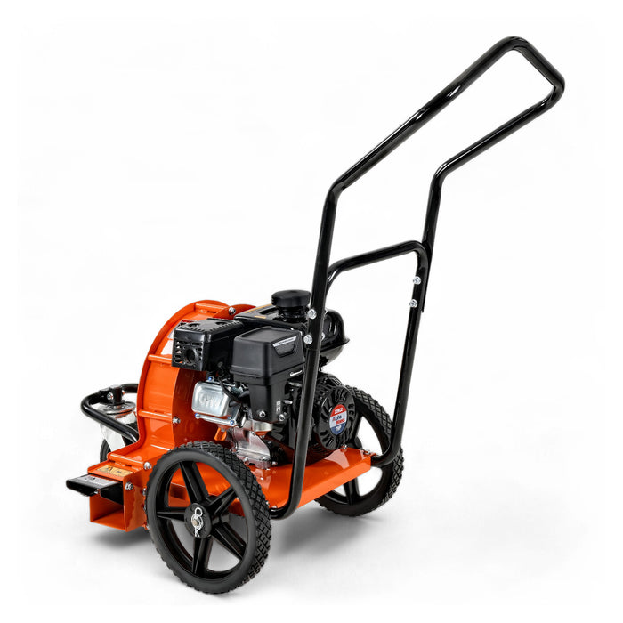 SuperHandy Soplador de hojas con operador a pie - 7HP 212CC Motor de gas 1500 CFM (naranja)