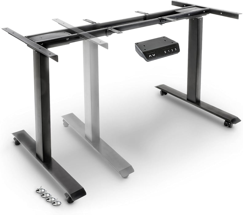 SuperHandy Electric Desk Frame - Supports 48"-63"x30" Tops - USB-C & AC, 3 Memory Presets, 49" Max Height - Frame Only