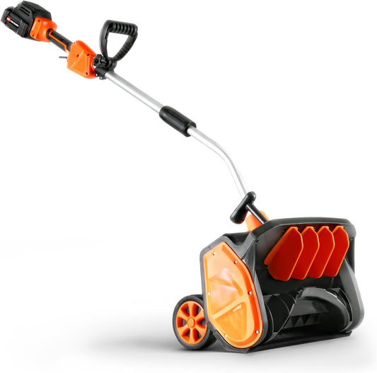 Pre-Owned SuperHandy Electric Snow Thrower - 17" Clearing Width, 23' Throw Distance, 48V-2Ah Battery