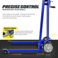 Goodyear 330 Lbs Material Lift & Stacker - Manual Winch, Max Lift 40" Inches