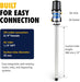 Goodyear 3:1 Heavy Duty Air-Operated Oil Pump – 11.9 GPM High-Efficiency Pneumatic Transfer Pump, Corrosion-Resistant, Icing-Free Operation, Fits 48–58 Gallon Drums
