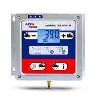 AlphaWorks Automatic Air Pressure Inflator - 1/4" NPT In/Outlets, Digital Display, Set Pressures & Inflate