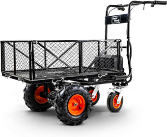 compare product Pre-Owned SuperHandy Electric Garden Wagon - 48V 2Ah Li-Ion, 660LB Max Load