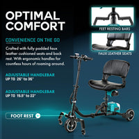 Pre-Owned G Brand Folding Mobility Scooter - 48V 2Ah Removable Battery, Lightweight, Long Range + Extra Battery