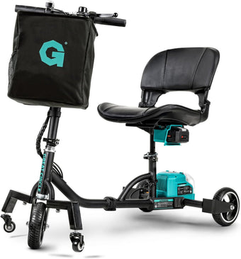 compare product Pre-Owned G Brand Folding Mobility Scooter - 48V 2Ah Removable Battery, Lightweight, Long Range + Extra Battery
