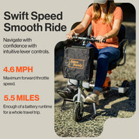 Pre-Owned SuperHandy Passport Plus Mobility Scooter - 48V 2Ah Battery System, Foldable Aluminum Frame, 11 Mile Range