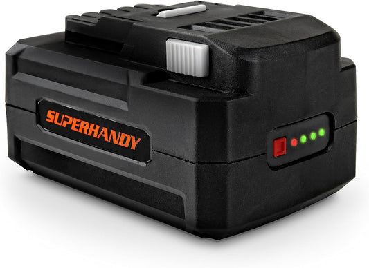 Batería recargable SuperHandy de iones de litio de 48 V y 2 Ah: para barrena de tierra, carro utilitario y carretilla