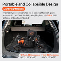 Pre-Owned SuperHandy Mobility Scooter Explorer - 48V Lithium-Ion Battery, 350lb Capacity