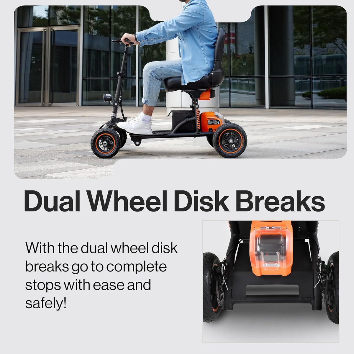 Pre-Owned SuperHandy Mobility Scooter Explorer - 48V Lithium-Ion Battery, 350lb Capacity