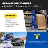 Pre-Owned Goodyear 330 Lbs Material Lift & Stacker - Manual Winch, Max Lift 40" Inches