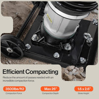 Pre-Owned SuperHandy 209cc 7HP Gas Jumping Jack Tamping Rammer - High Impact for Soil & Concrete