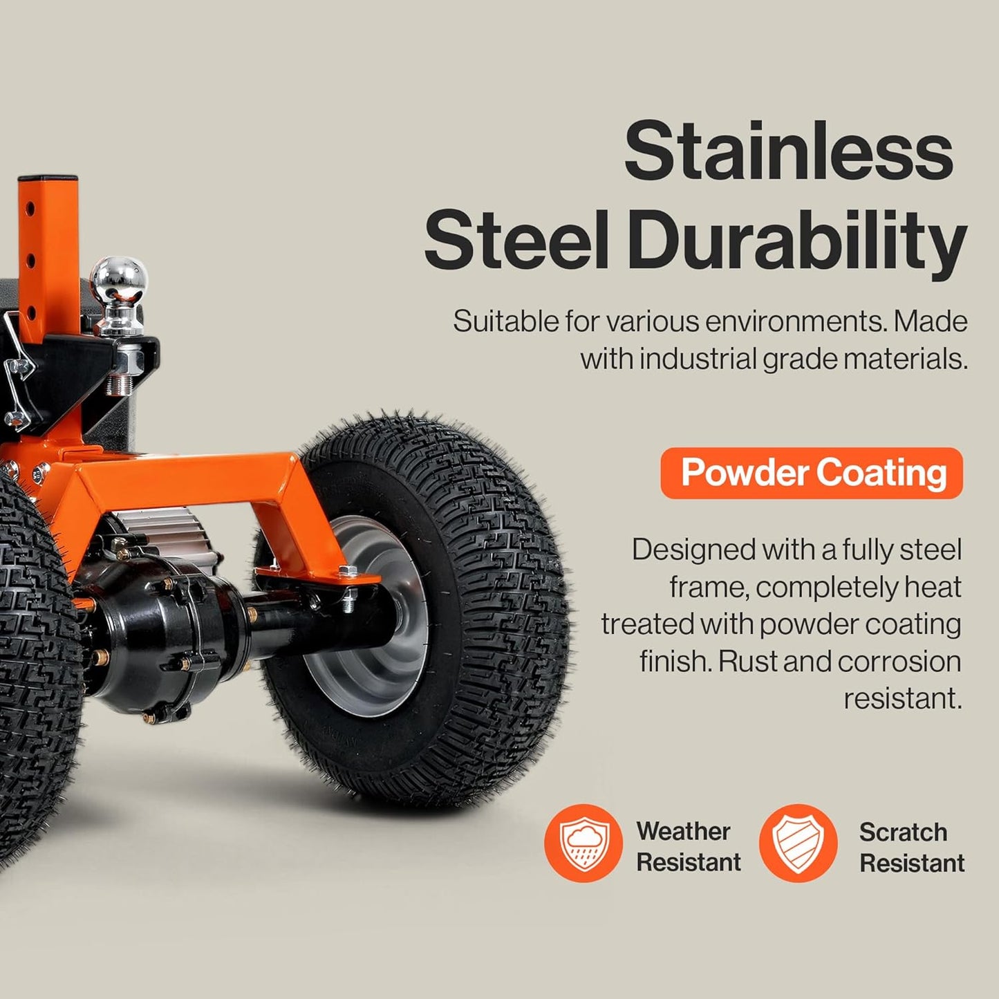 Pre-Owned SuperHandy 2800 lbs Electric Trailer Dolly 24V Motor, 2" Ball Mount, Heavy-Duty Hauling