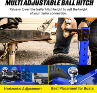 Pre-Owned Goodyear Electric Trailer Dolly - Super-Duty 7500lbs Capacity, Ideal for RVs, Boats, and Campers