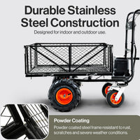 Pre-Owned SuperHandy Electric Garden Wagon - 48V 2Ah Li-Ion, 660LB Max Load