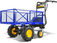 Pre-Owned Goodyear Electric Utility Wagon - 48V Li-Ion Powered with 660lbs Load & 1000lbs+ Hauling Capacity for Farm & Garden