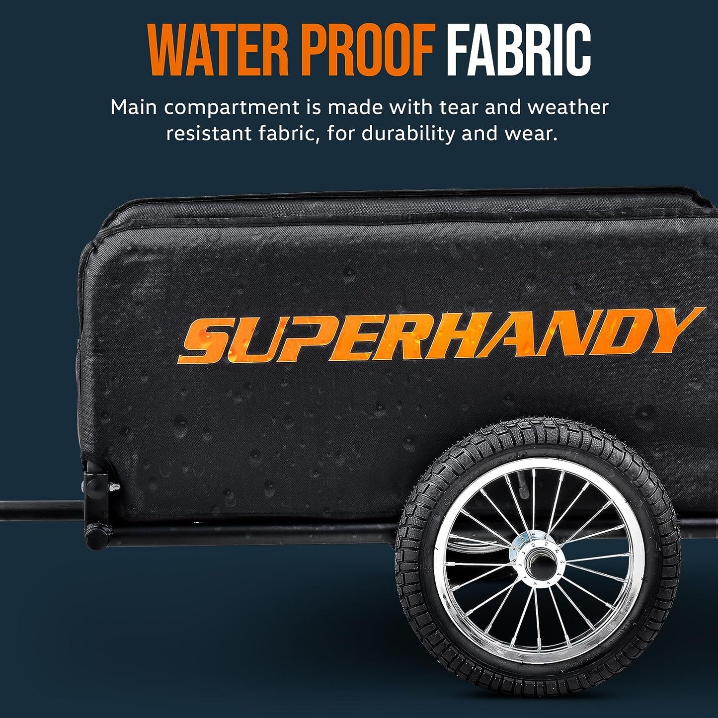 Vagón plegable SuperHandy: encaja directamente en GUT112 o GUT122, 180 lb. Capacidad máxima, completamente plegable