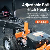 Pre-Owned SuperHandy 2800 lbs Electric Trailer Dolly 24V Motor, 2" Ball Mount, Heavy-Duty Hauling
