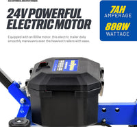 Pre-Owned Goodyear 3600 lbs Electric Trailer Dolly - 24V 800W Motor, Adjustable Ball Mount, Commercial 2" Hitch