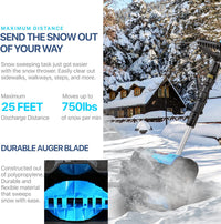 Pre-Owned AlphaWorks Electric Snow Thrower & Shovel - 20V 2Ah Battery