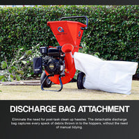Pre-Owned GreatCircleUSA 3-in-1 Wood Chipper - 7HP Engine, 3" Max Branch Capacity