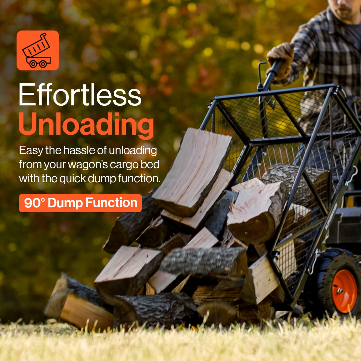 Pre-Owned SuperHandy 48V AGM Electric Utility Cart Heavy-Duty 660 lbs Load, Modular Cargo Bed