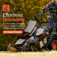 Pre-Owned SuperHandy 48V AGM Electric Utility Cart Heavy-Duty 660 lbs Load, Modular Cargo Bed
