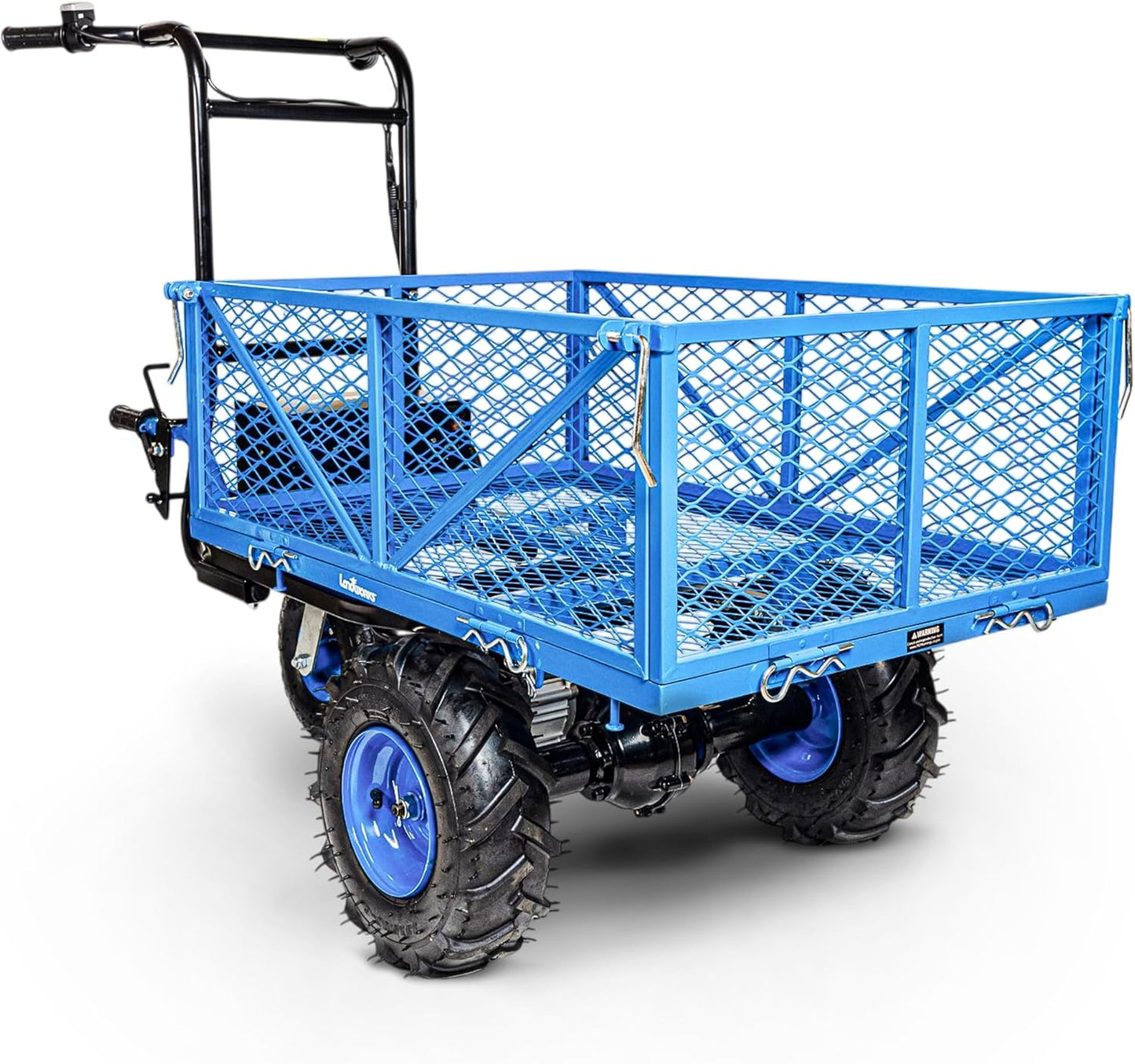 Landworks Electric Utility Wagon - 48V 7Ah AGM, 500LB Hauling Capacity