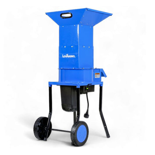 Landworks Electric Leaf Shredder & Mulcher - 3 Steel Blades, 120V Corded