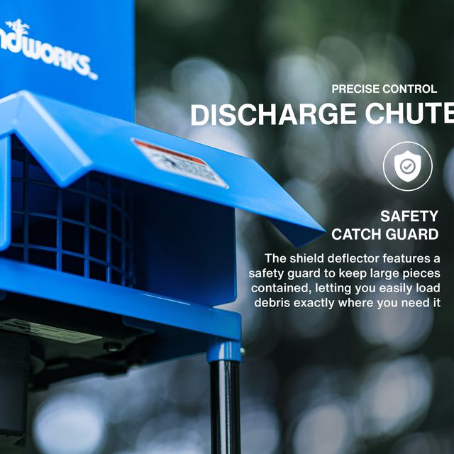 Landworks Electric Leaf Shredder & Mulcher - 3 Steel Blades, 120V Corded