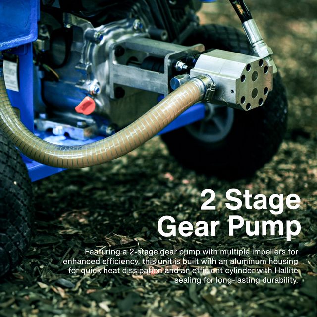 Landworks 20-Ton Log Splitter - 7HP 209CC Gas Engine, 16" Max Wood Diameter