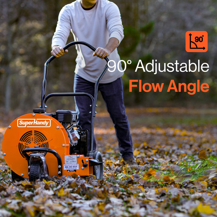 SuperHandy Walk-Behind Leaf Blower - 7HP 209CC Gas Engine 1270 CFM