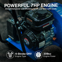 Landworks Walk-Behind Leaf Blower - 7HP 209CC Gas Engine 1270 CFM
