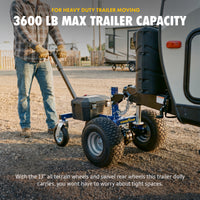 Goodyear 3600 lbs Electric Trailer Dolly - 24V 800W Motor, Adjustable Ball Mount, Commercial 2" Hitch