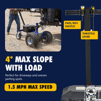 Goodyear 3600 lbs Electric Trailer Dolly - 24V 800W Motor, Adjustable Ball Mount, Commercial 2" Hitch