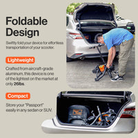 SuperHandy Mobility Scooter - Sistema de batería de 48 V 2 Ah, ligero, de largo alcance y plegable
