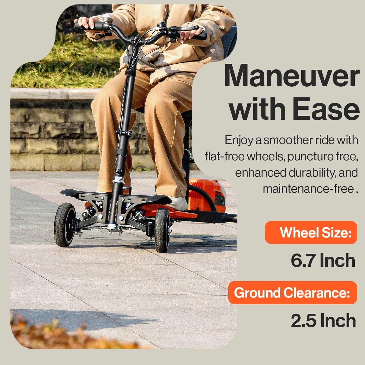 Pre-Owned SuperHandy Passport Pro Mobility Scooter - Foldable Aluminum Frame, 48V Li-Ion Battery, Supports 330lbs
