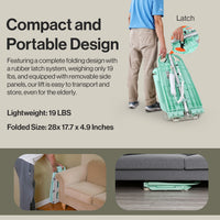 Pre-Owned SuperHandy GoRise LT Portable Floor & Bath Lift - Lightweight (19 Lbs), Foldable, 330 Lbs Capacity, Waterproof, Ergonomic Seat with Removable Panels