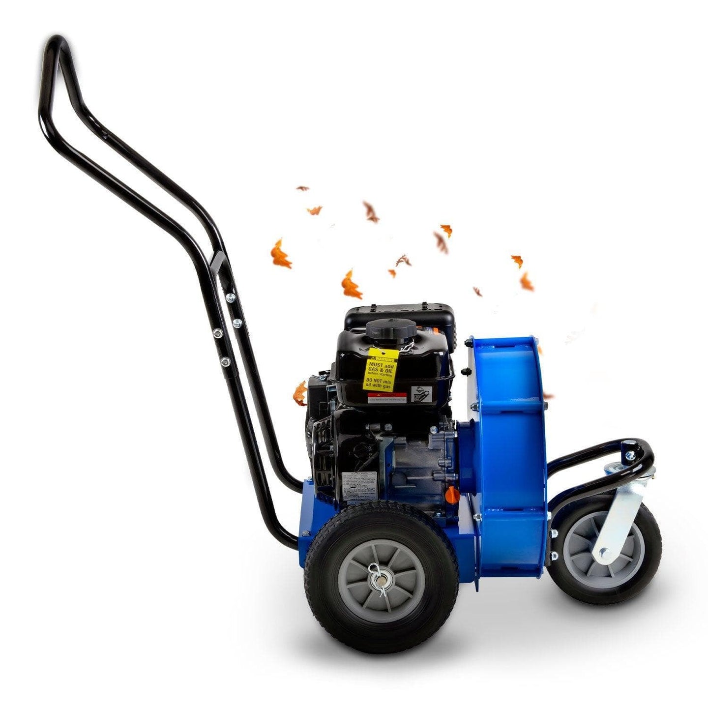 Landworks Walk-Behind Leaf Blower - 7HP 212CC Gas Engine 1500 CFM (Blue) Leaf Blower