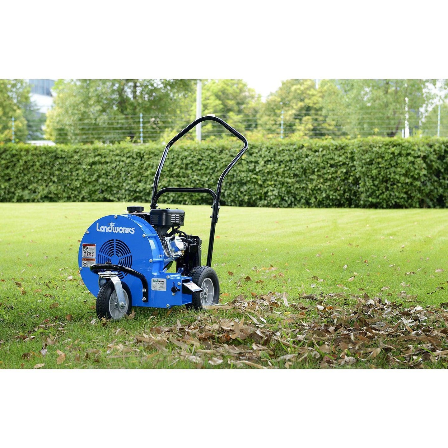 Landworks Walk-Behind Leaf Blower - 7HP 212CC Gas Engine 1500 CFM (Blue) Leaf Blower