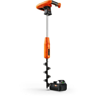 compare product Pre-Owned SuperHandy Electric Earth Auger and Drill Bit - 20V 4Ah Battery, 12