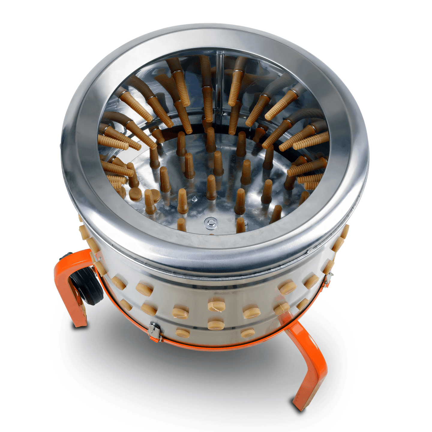 SuperHandy Heavy Duty Electric Chicken Plucker - Defeathering Poultry Processor 120V Corded (Orange) Chicken Plucker