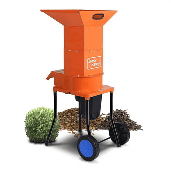compare product Pre-Owned SuperHandy Electric Leaf Mulcher - 120V Corded, 17:1 Reduction Ratio