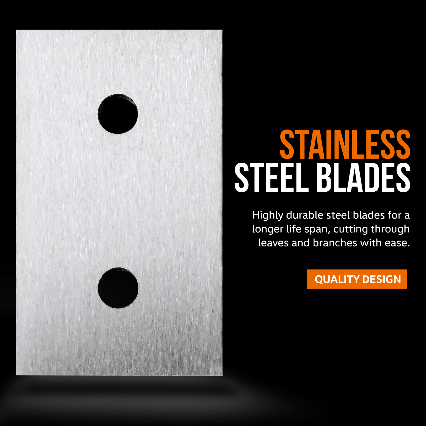 SuperHandy Replacement Blades - for Compact Wood Chipper Models (GUO067 & GUO074) Fits Landworks Compact Wood Chipper (Blades Only) Replacement Blades