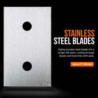 SuperHandy Replacement Blades - for Compact Wood Chipper Models (GUO067 & GUO074) Fits Landworks Compact Wood Chipper (Blades Only) Replacement Blades