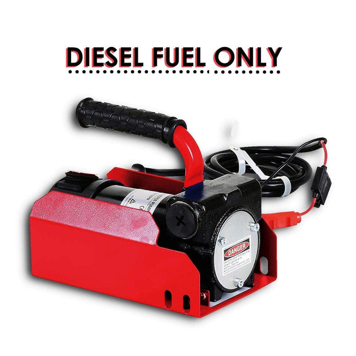 Fuelworks Portable Diesel Fuel Transfer Pump Kit - 12V, 10GPM, 3/4" NPT In/Outlets Diesel Pump
