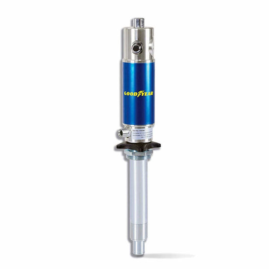 Goodyear Air-Powered Oil Transfer Drum Pump - 5:1, 3.2GPM, 1/4" NPT Air Inlet, 1/2" NPT Male Oil Outlet Oil Pump